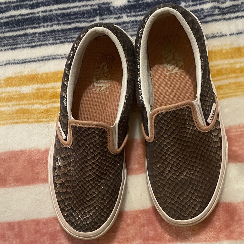 snake skin vans